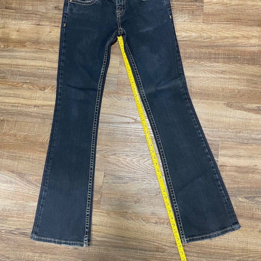 ANONAME Joelle Boot Cut Jeans Women's Dark Wash‎ Denim Low Rise - Picture 5 of 9